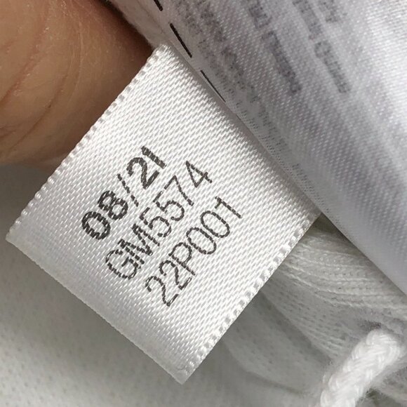 adidas White Essentials 3-stripes French Terry Crop Hoodie size S - Picture 10 of 16